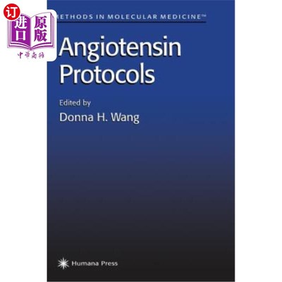 海外直订医药图书Angiotensin Protocols 血管紧张素协议
