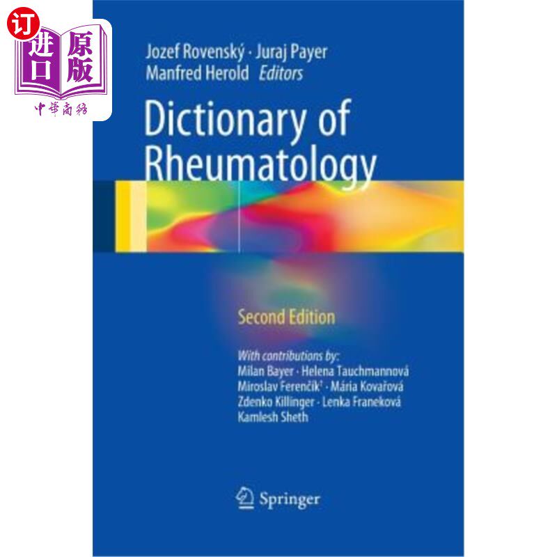 海外直订医药图书Dictionary of Rheumatology 风湿病词典