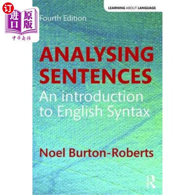 海外直订Analysing Sentences: An Introduction to English Syntax 句子分析：英语语法导论