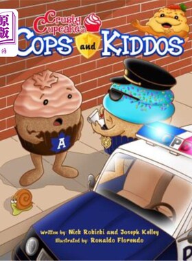 海外直订Crusty Cupcake's Cops and Kiddos 硬皮纸杯蛋糕的警察和孩子们
