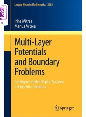 海外直订Multi-Layer Potentials and Boundary Problems: For Higher-Order Elliptic Systems  多层势与边界问题：Lipsch
