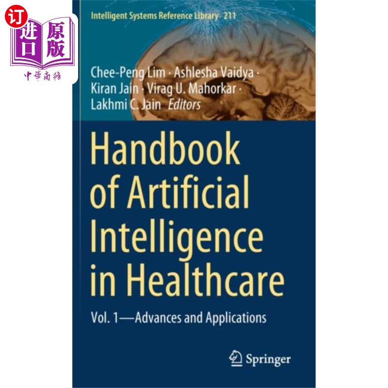 海外直订医药图书Handbook of Artificial Intelligence in Healthcare 医疗保健人工智能手册