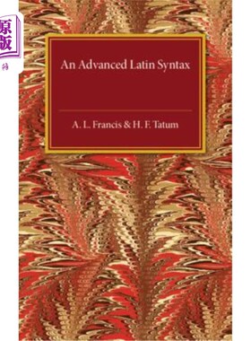 海外直订An Advanced Latin Syntax 高级拉丁语语法