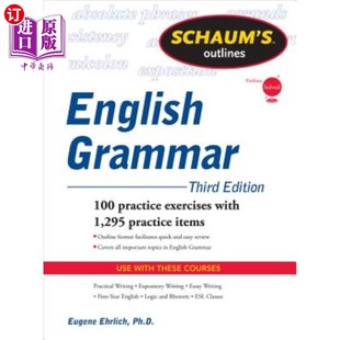 海外直订Schaum's Outline of English Grammar 沙姆英语语法大纲
