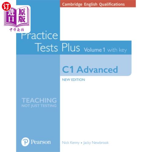 海外直订Cambridge English Qualifications: C1 Advanced Practice Tests Plus Volume 1 with  剑桥英语资格：C1高等级卷1