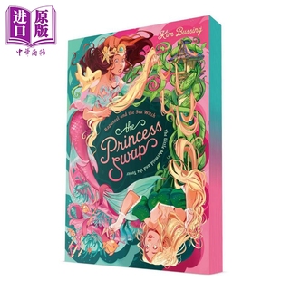 长发公主与海巫 或小美人鱼与塔楼 Rapunzel and the Sea Witch 英文原版 Kim Bussing 改编童话故事【中商原版】