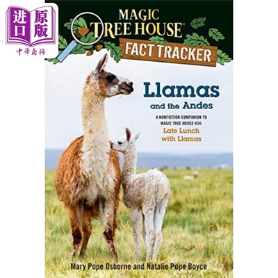 Magic Tree House Fact Tracker 43 Llamas and the Andes 神奇树屋小百科43 英文原版 章节书 Mary Pope Osborne【中商原版?