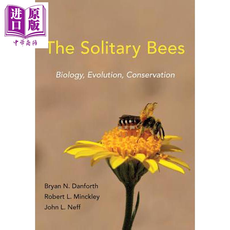 预售 孤独的蜜蜂 生物学 进化 保护 The Solitary Bees 英文原版 Bryan N Danforth【中商原版】