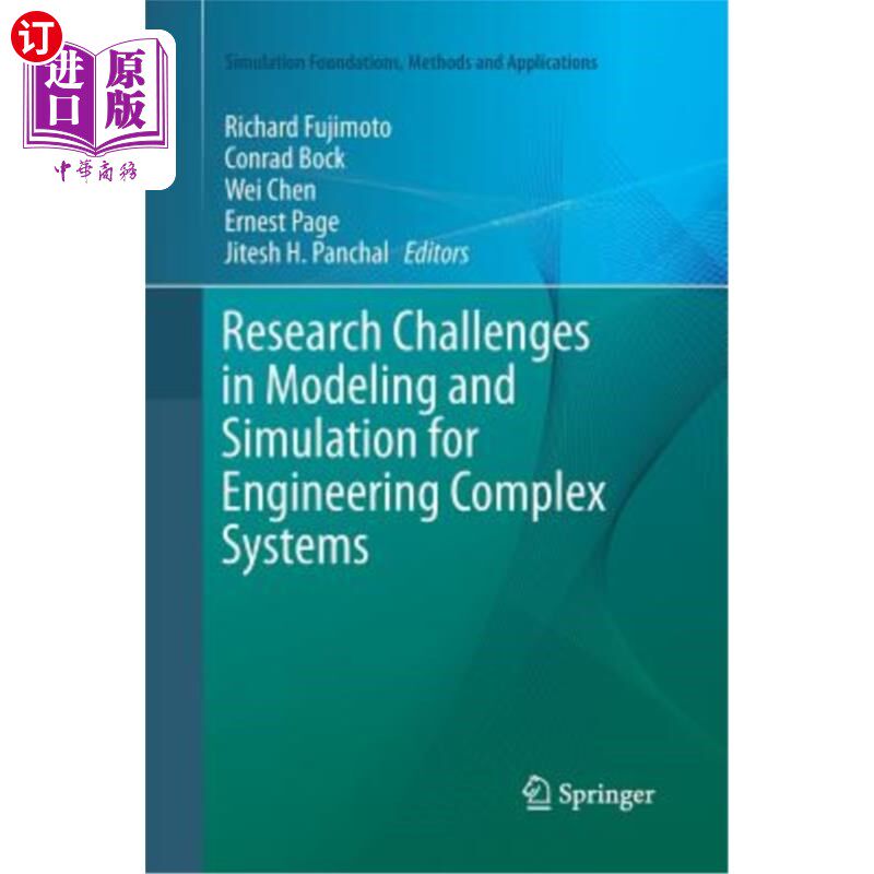 海外直订Research Challenges in Modeling and Simulation for Engineering Complex Systems 工程复杂系统建模与仿真的研究挑战
