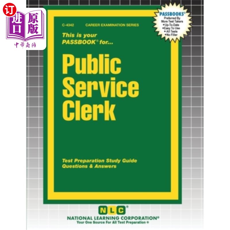 海外直订Public Service Clerk 公务员事务书记