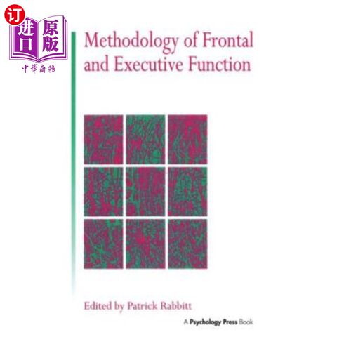 海外直订Methodology of Frontal and Executive Function 额叶与执行功能的研究方法