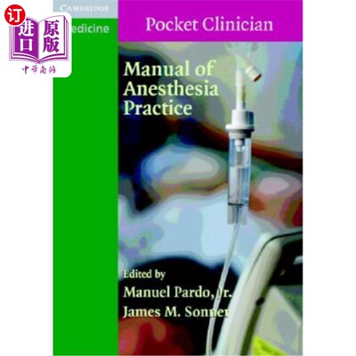 海外直订医药图书Manual of Anesthesia Practice 麻醉操作手册
