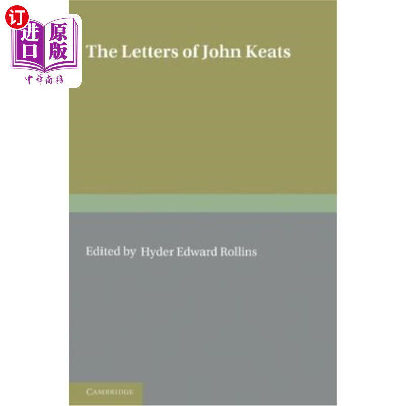 海外直订The Letters of John Keats: Volume 1, 1814-1818: 1814-1821 约翰济慈的信:第1卷,1814 1818:1814 1821