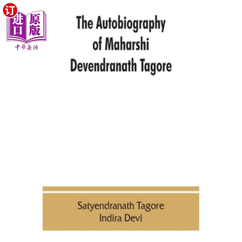 海外直订The autobiography of Maharshi Devendranath Tagore 泰戈尔的自传
