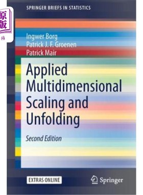 海外直订Applied Multidimensional Scaling and Unfolding 应用多维缩放和展开