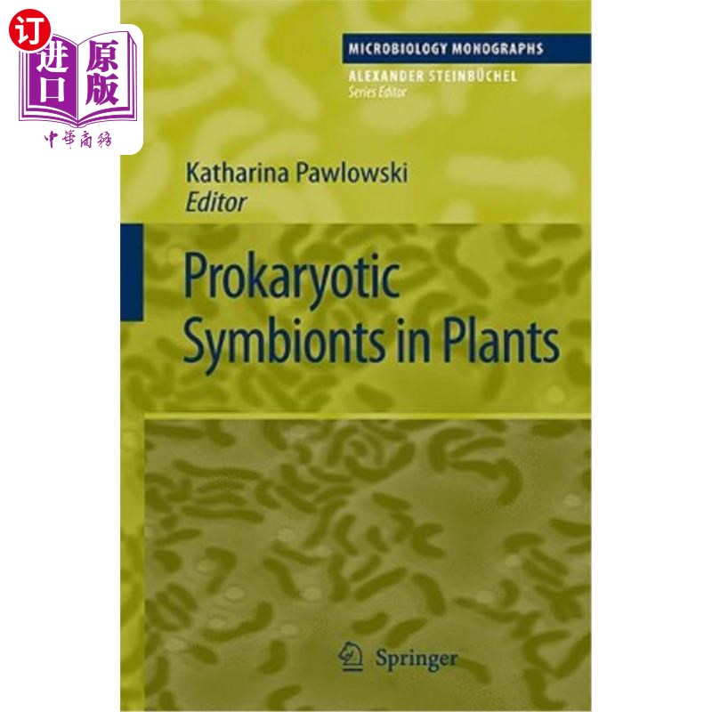 海外直订Prokaryotic Symbionts in Plants 植物中的原核共生体