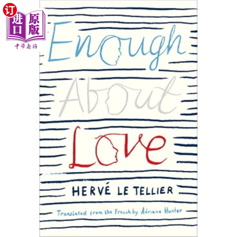海外直订Enough about Love: A Novel by the Bestselling Author of the Anomaly 关于爱就够了