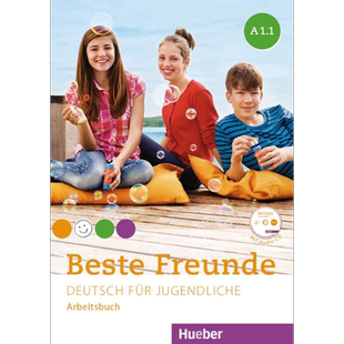 【德文版】青少儿德语教材 A1.1+A1.2 Beste Freunde A1 Paket Arbeitsbuch A1.1+A1.2 德文原版 Collectif【中商原版】