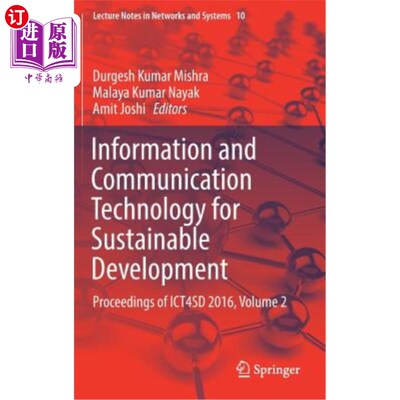 海外直订Information and Communication Technology for Sustainable Development: Proceeding 信息和通信技术促进可持续发