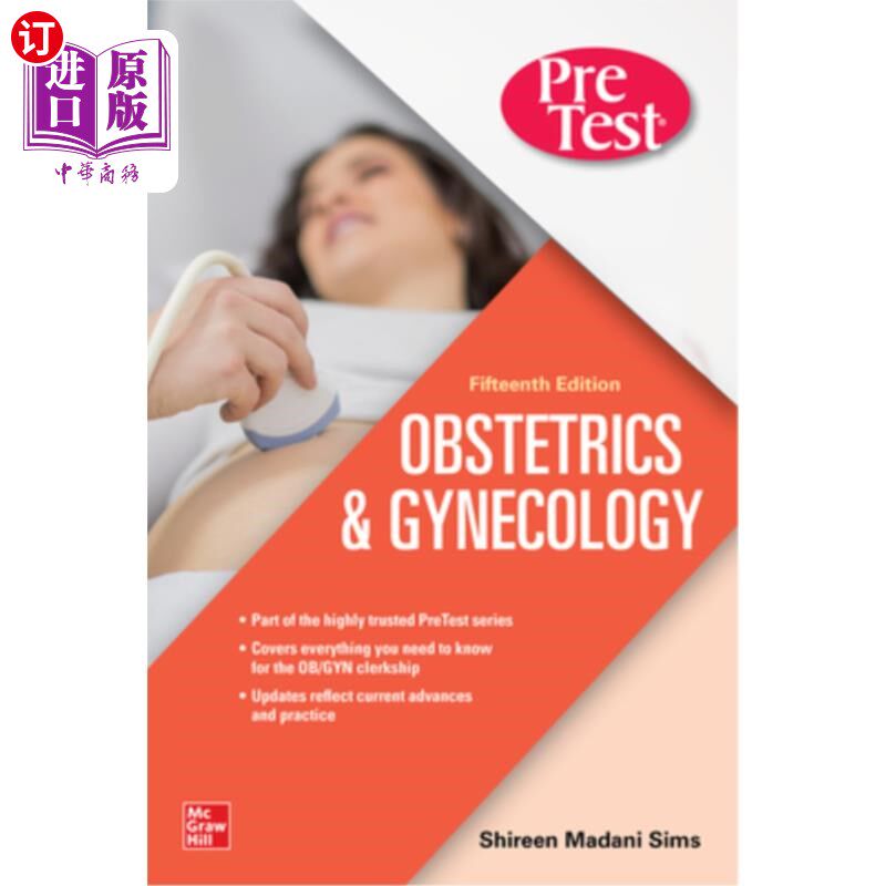 海外直订医药图书Pretest Obstetrics & Gynecology, Fifteenth Edition 预测试妇产科，第十五版