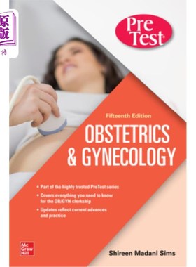海外直订医药图书Pretest Obstetrics & Gynecology, Fifteenth Edition 预测试妇产科，第十五版
