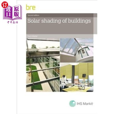 海外直订Solar Shading of Buildings 建筑物的遮阳