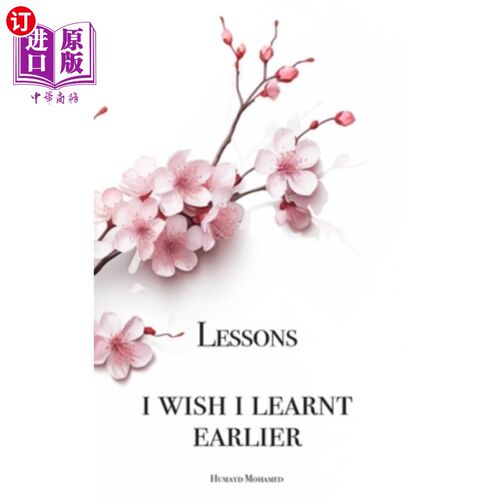 海外直订Lessons: I wish I learnt earlier 教训：我希望早点学