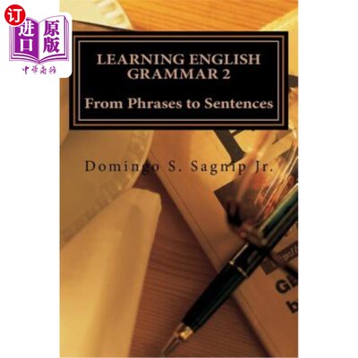 海外直订Learning English Grammar 2: From Phrases to Sentences 学习英语语法2：从短语到句子