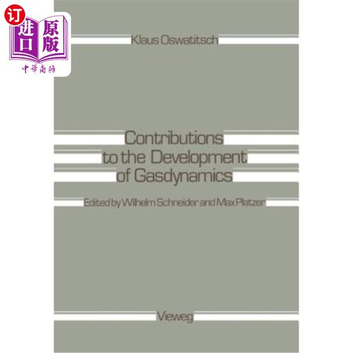 海外直订Contributions to the Development of Gasdynamics: Selected Papers, Translated on  对气体动力学发展的贡献：论