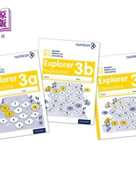海外直订Numicon: Number, Pattern and Calculating 3 Explo... Numicon:数字，模式和计算3 Explorer进度书ABC(混合包)