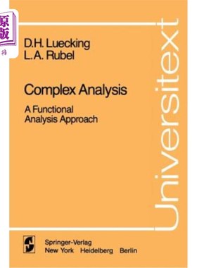 海外直订Complex Analysis: A Functional Analysis Approach 复杂分析：一种功能分析方法