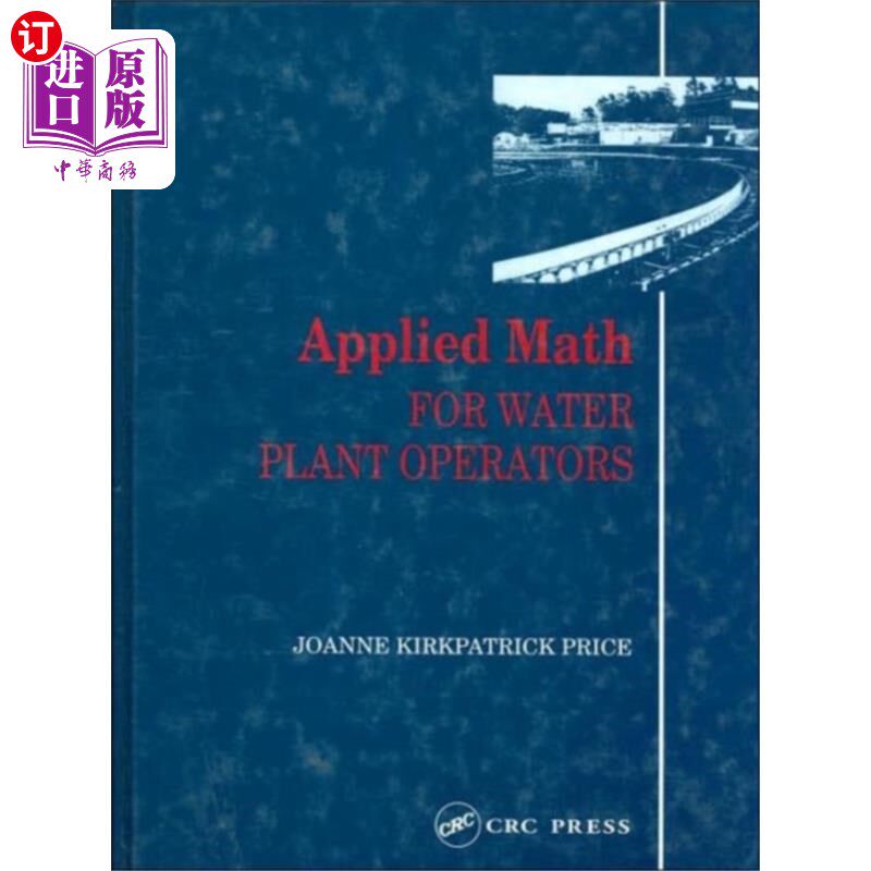 海外直订Applied Math for Water Plant Operators