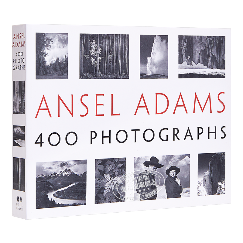 Ansel Adams: 400 Photographs 进口艺术 安塞尔·亚当斯：400照片 平装 大师摄影集黑白【中商原版】