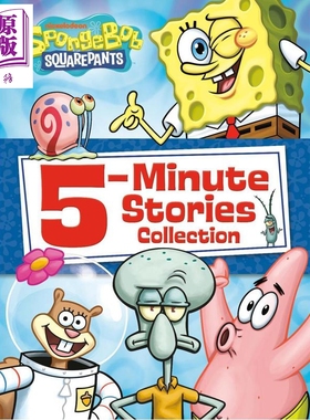 预售 海绵宝宝五分钟故事集 海绵宝宝漫画书 英文原版 海绵宝宝周边 绘本小说Spongebob Squarepants 5-Minute Stories Collection