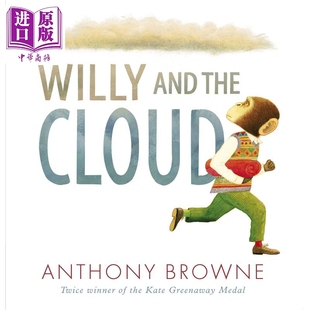 2歲到6歲 英文原版 安東尼布朗 兒童圖畫故事書 the Willy Cloud 現(xiàn)貨 Anthony 中商原版 Browne and 威利與云 進(jìn)口原版