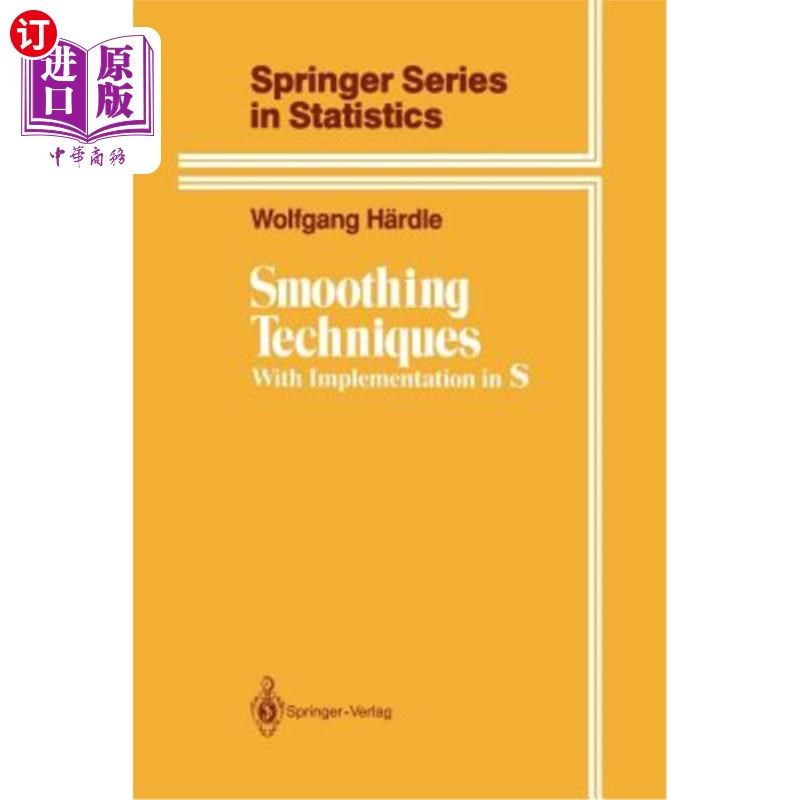 海外直订Smoothing Techniques: With Implementation in S 平滑技术：在S中实现