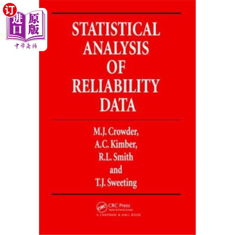 海外直订Statistical Analysis of Reliability Data 可靠性数据的统计分析