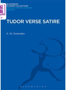 海外直订Tudor Verse Satire 都铎诗歌讽刺