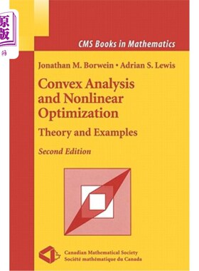 海外直订Convex Analysis and Nonlinear Optimization: Theory and Examples 凸分析与非线性优化：理论与实例