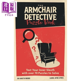 Book Detective 扶手椅侦探谜题书 英文原版 中商原版 The Moore 多个谜题测试侦探能力 Armchair Gareth Puzzle