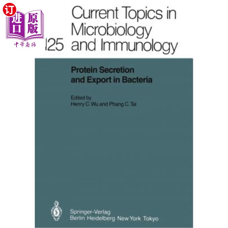 海外直订医药图书Protein Secretion and Export in Bacteria 细菌的蛋白质分泌和输出