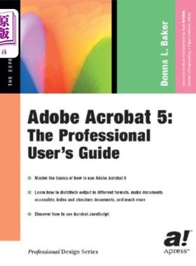海外直订Adobe Acrobat 5: The Professional User's Guide adobeacrobat5:专业用户指南