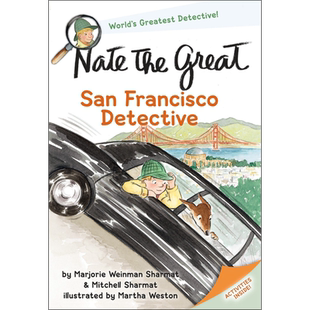 Nate the Great San Francisco Detective 小侦探内特17  桥梁章节书 7~12岁 英文原版进口 儿童小初文学故事书【中商原版】
