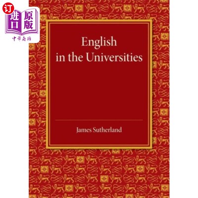 海外直订English in the Universities 大学英语