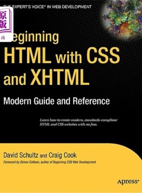 海外直订Beginning HTML with CSS and XHTML: Modern Guide and Reference 以CSS和XHTML开头的HTML：现代指南和参考