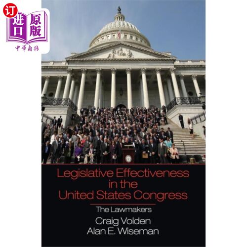 海外直订Legislative Effectiveness in the United States C... 美国国会的立法效力