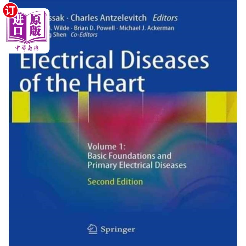 海外直订医药图书Electrical Diseases of the Heart 心脏电性疾病