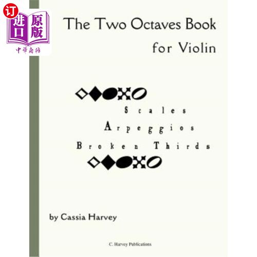 海外直订The Two Octaves Book for Violin 小提琴双八度谱