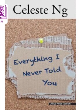 海外直订Everything I Never Told You 我从未告诉过你的一切