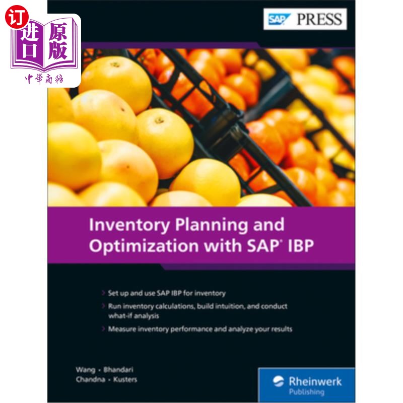 海外直订Inventory Planning and Optimization with SAP IBP 使用SAP IBP进行库存规划和优化 书籍/杂志/报纸 原版其它 原图主图